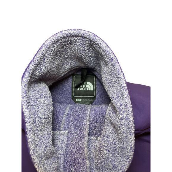 EUC The North Face Denali Fleece Collared Full Zip Jacket Purple Women Small - Picture 4 of 8